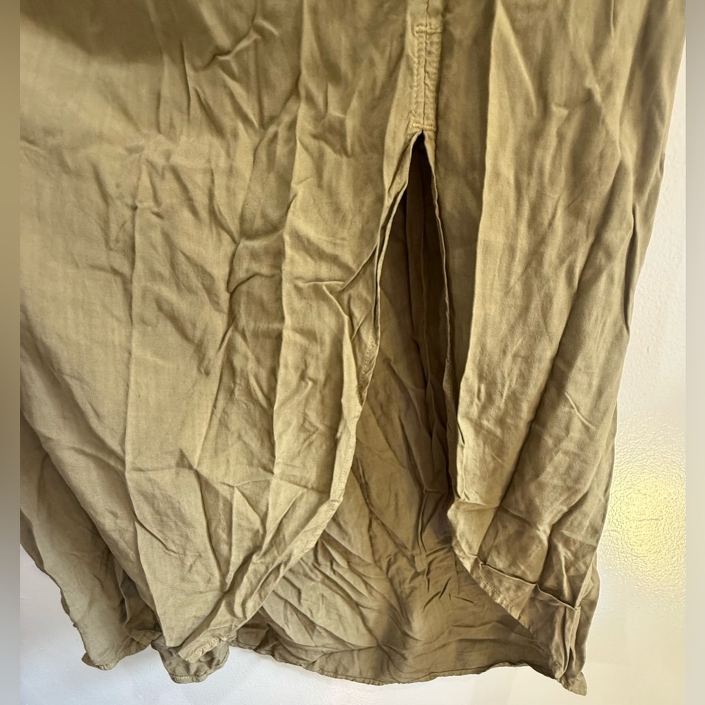 The Odells Chic Olive Button-Down Maxi Skirt - image 8